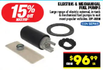 Autopro ELECTRIC & MECHANICAL FUEL PUMPS offer