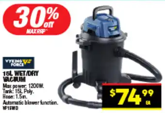 Autopro 15L WET/DRY VACUUM offer