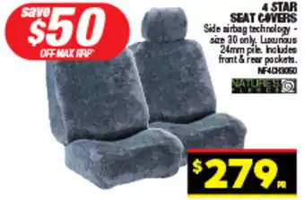 Autopro 4 STAR SEAT COVERS offer