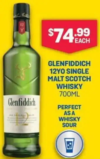 Bottlemart GLENFIDDICH 12YO SINGLE MALT SCOTCH WHISKY 700ML offer