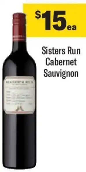 Sisters Run Cabernet Sauvignon