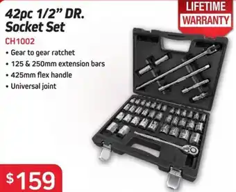 Burson Auto Parts 42pc 1/2" DR. Socket Set offer