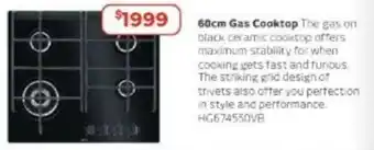 Retravision 60cm Gas Cooktop offer