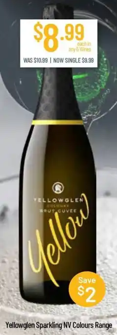 Chambers Cellars Yellowglen Sparkling NV Colours Range offer