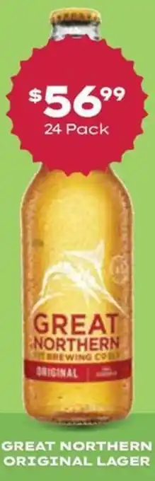 Thirsty Camel GREAT NORTHERN ORIGINAL LAGER offer