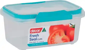 IGA Décor Fresh Seal Clips Container 1 Litre offer