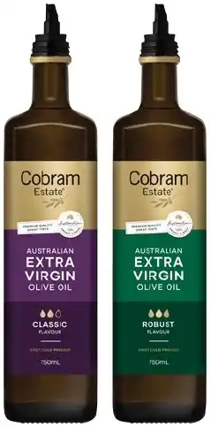 IGA Cobram Estate Australian Extra Virgin Olive Oil 750mL Selected Varieties offer
