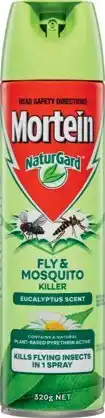 IGA Mortein NaturGard Fly & Mosquito Killer Eucalyptus Scent 320g offer