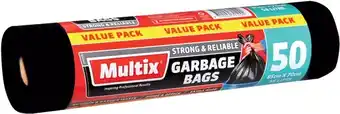 IGA Multix 56 Litre Extra Wide Garbage Bags 50 Pack offer