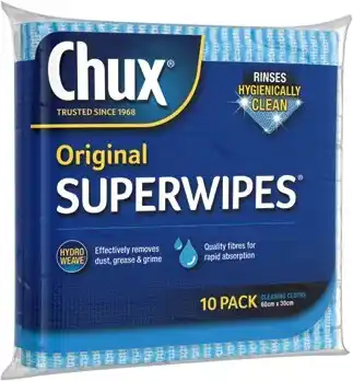 IGA Chux Original Superwipes 10 Pack or Giant Superwipes 5 Pack offer