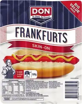 IGA Don Frankfurts Skin-On 500g offer