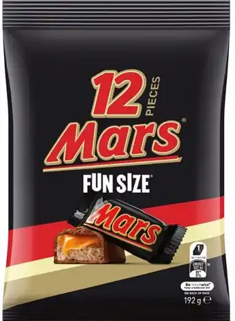 IGA Mars Fun Size Packs 132‑192g Selected Varieties offer