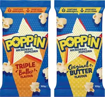 IGA Poppin Microwave Popcorn 85‑100g Selected Varieties offer