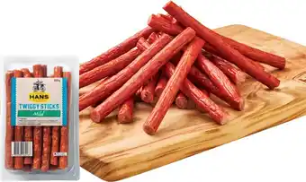IGA Hans Mild Twiggy Sticks 500g offer