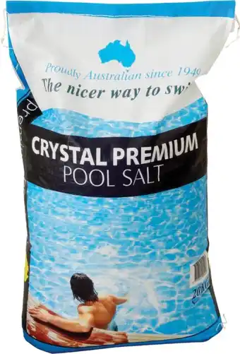 IGA Crystal Pool Salt 20kg offer