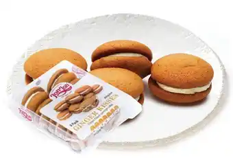 IGA JonJon Ginger Kisses Cream Filled Sponge Cake 200g offer
