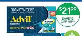 Terry White Advil Minis 200mg offer