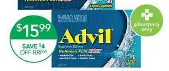 Terry White Advil Liquid 90 Capsules offer