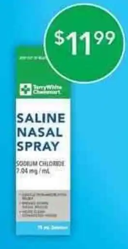 Terry White Saline Nasal Spray offer