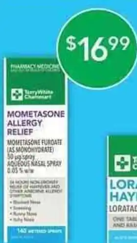 Terry White Mometasone Allergy Relief offer