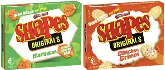 Coles Arnott's Shapes Crackers 130g-190g offer