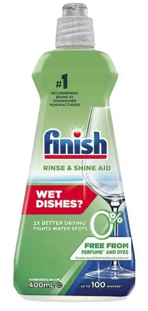 Coles Finish 0% Dishwasher Rinse Aid 400mL offer