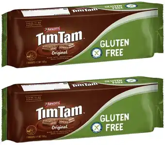 Coles Arnott's Gluten Free Tim Tam Original Biscuits 150g offer