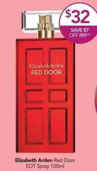 Terry White Elizabeth Arden Red Door EDT Spray 100ml offer