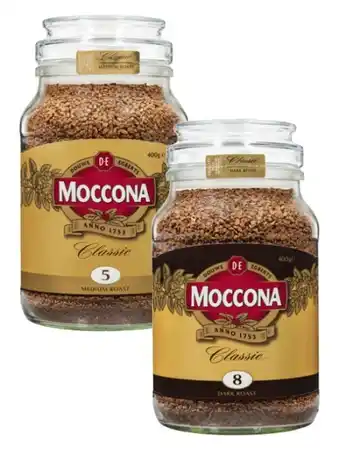 Coles Moccona Freeze Dried Instant Coffee 400g offer