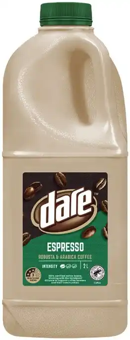 Coles Dare Flavoured Milk 2 Litre offer