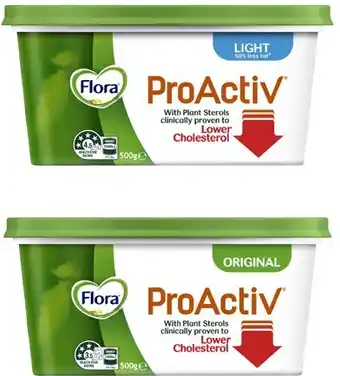 Coles Flora ProActiv 500g offer