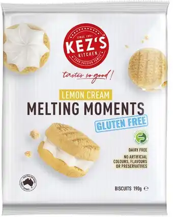Coles Kez’s Kitchen Gluten Free Biscuits 150g-190g offer