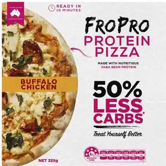 Coles Fropro Protein Buffalo Chicken Pizza 325g offer