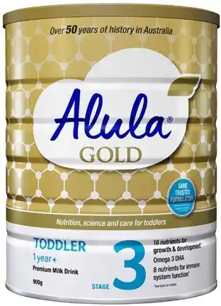 Coles Alula Gold Toddler Stage 3 Milk Drink 900g offer