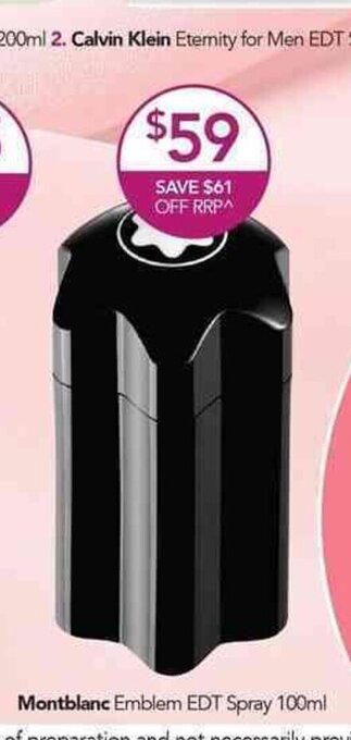 Montblanc Emblem EDT Spray 100ml