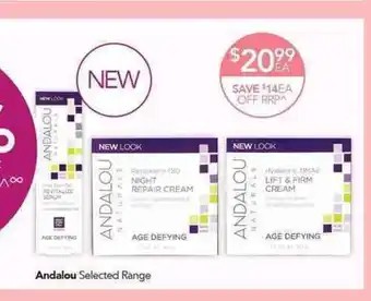 Terry White Andalou Selected Range offer