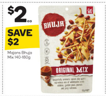 Woolworths Majans Bhuja Mix 140-180g offer