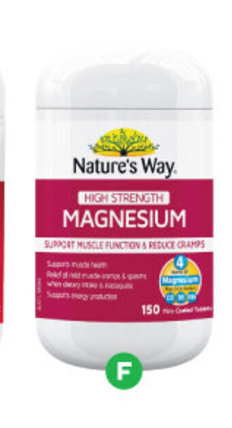 Woolworths Nature's Way Magnesium Tablets Pk 150 offer