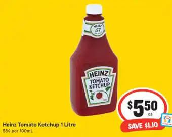 IGA Heinz Tomato Ketchup 1 Litre offer