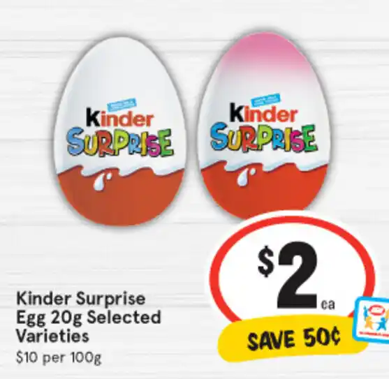 Kinder Surprise Egg 20g Offer At Iga