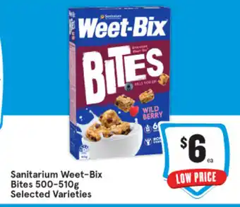 IGA Sanitarium Weet-Bix Bites 500-510g offer