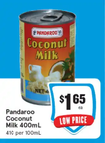 IGA Pandaroo Coconut Milk 400mL offer