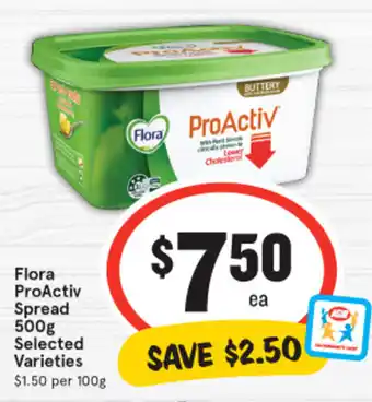IGA Flora ProActiv Spread 500g offer