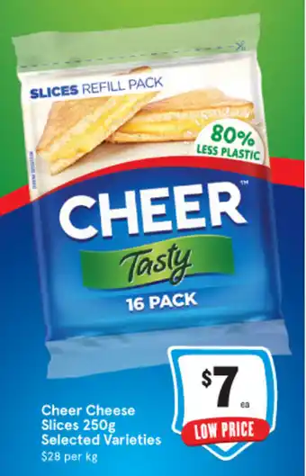 IGA Cheer Cheese Slices 250g offer