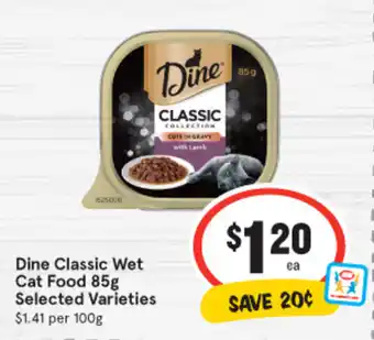 IGA Dine Classic Wet Cat Food 85g offer