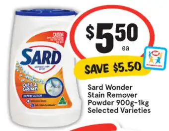 Sard Wonder Stain Remover Powder 900g-1kg