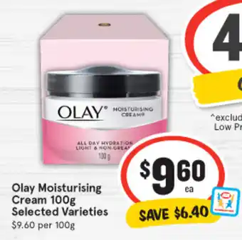 IGA Olay Moisturising Cream 100g offer