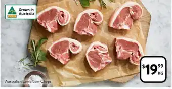 Foodworks Australian Lamb Loin Chops offer