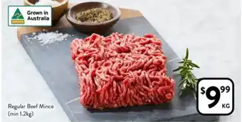 Regular Beef Mince (min 1.2kg)