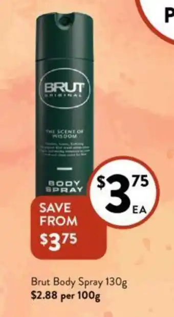 Brut Body Spray 130g